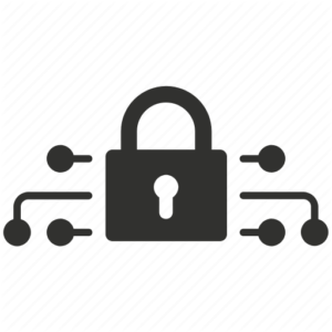 Cybersecurity Lock symbol